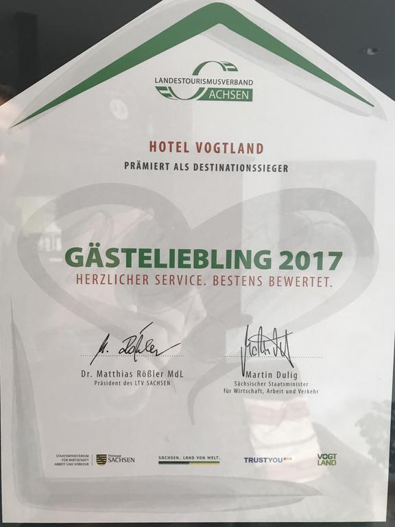Hotel Vogtland Bad Elster Buitenkant foto